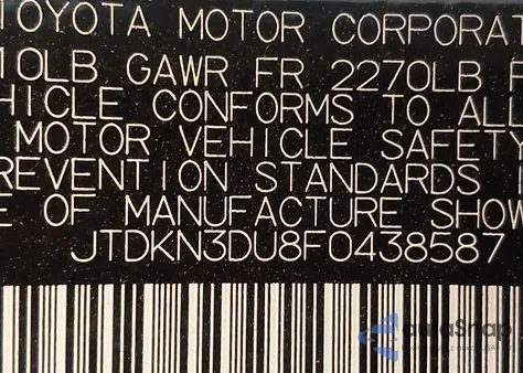 2015 Toyota Prius Two из США, поврежденный, VIN JTDKN3DU8F0438587